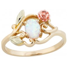Opal and Rose Ladies' Ring - by Landstrom's